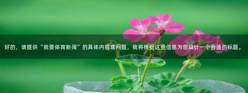 好的，请提供“我要体育新闻”的具体内容或问题，我将根据这些信息为您设计一个合适的标题。