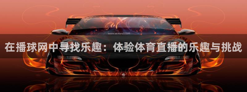 在播球网中寻找乐趣：体验体育直播的乐趣与挑战