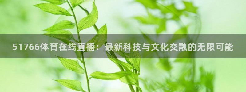 51766体育在线直播：最新科技与文化交融的无限可能